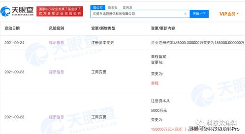 vivo子公司注冊資本激增至15.5億元，專注軟件開發領域